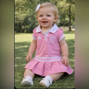 Adidas Pink Polo/Tennis  Dress for Baby